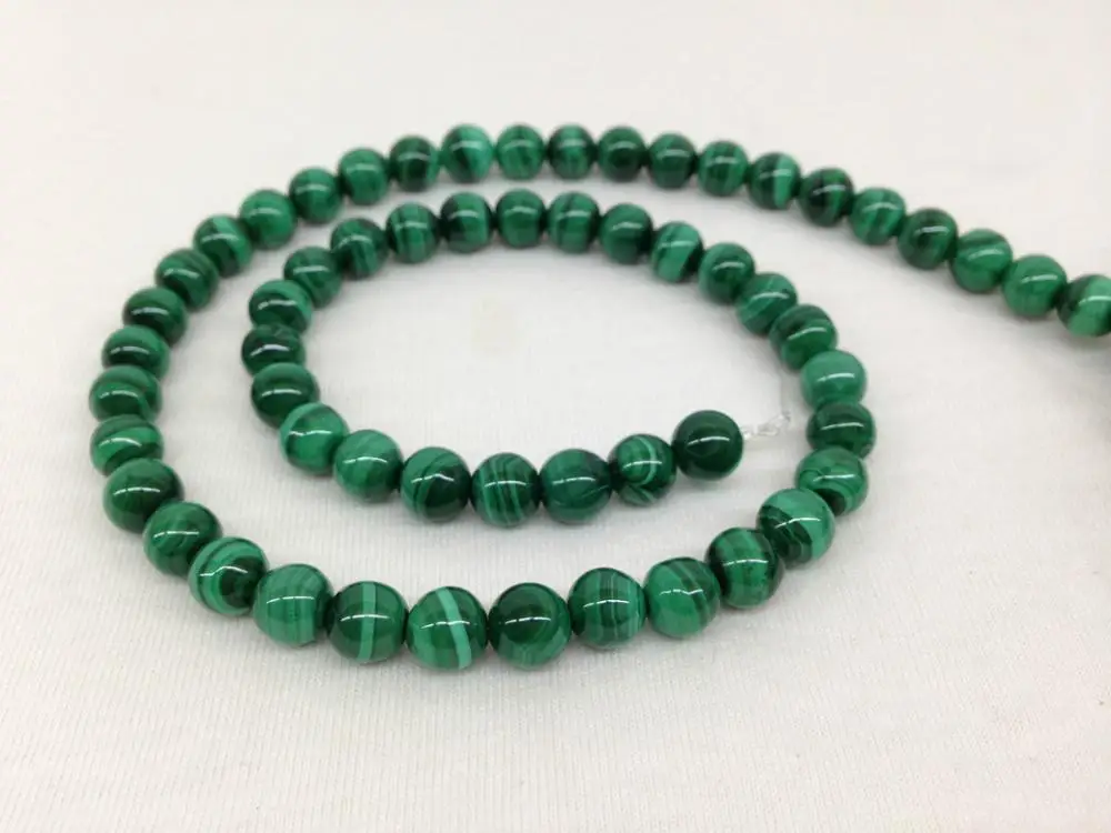 Genuine Malachite Round beads Gorgeous Natural Green Color Gemstone Malachite