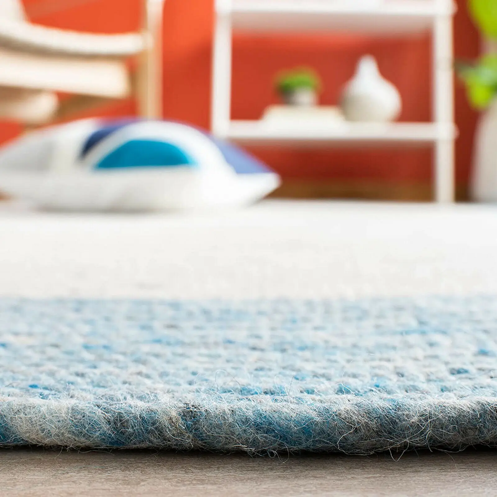 Indian Handmade Oval Braided Carpets Rugs in multiple Sizes Natural Jute Runner Area Mats Rags