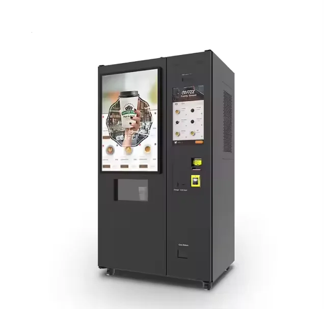 Hot Sale 4 Hot &4 Cold Favors Commercial Coffee Vending Machine Fully Automatic With Touch Screen