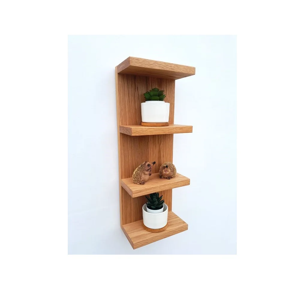 Rustic Wooden Wall Shelves Storage Shelves for Bedroom Bathroom Kitchen Living Room Office and More