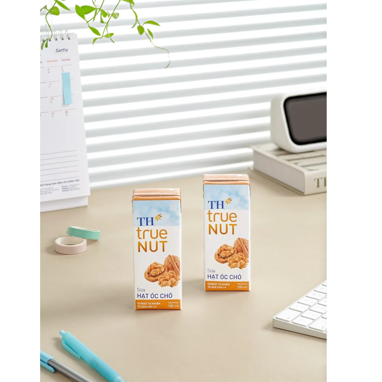 Walnut Milk TH true NUT 180 ml Blended Dairy Products Sterilized Original Flavor Healthy Flavored Milk