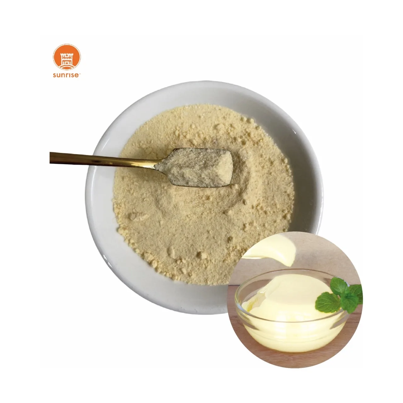 Hot selling product egg flavor pudding powder for milk tea toppings