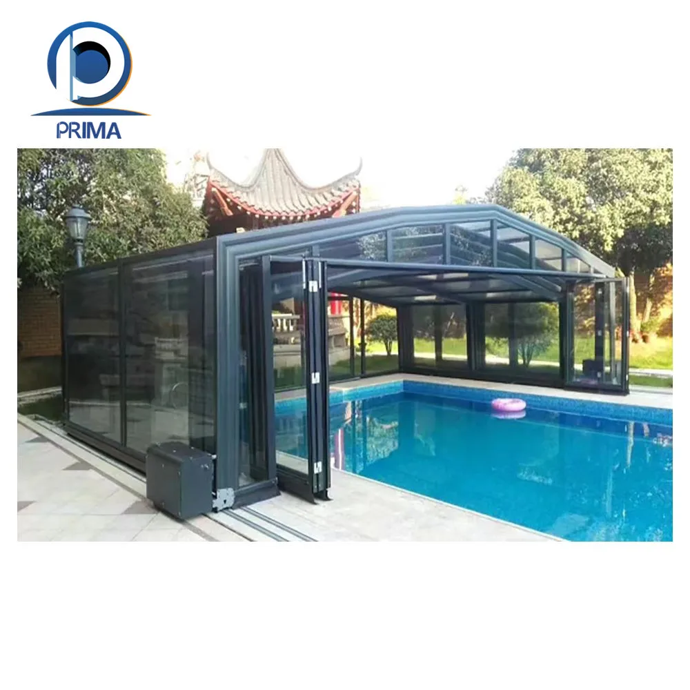 Prima High Quality Pergola Canopy Tent Hot Sale  Glass House Swimming Pool Cover Carport  China Factory Garages Waterproof