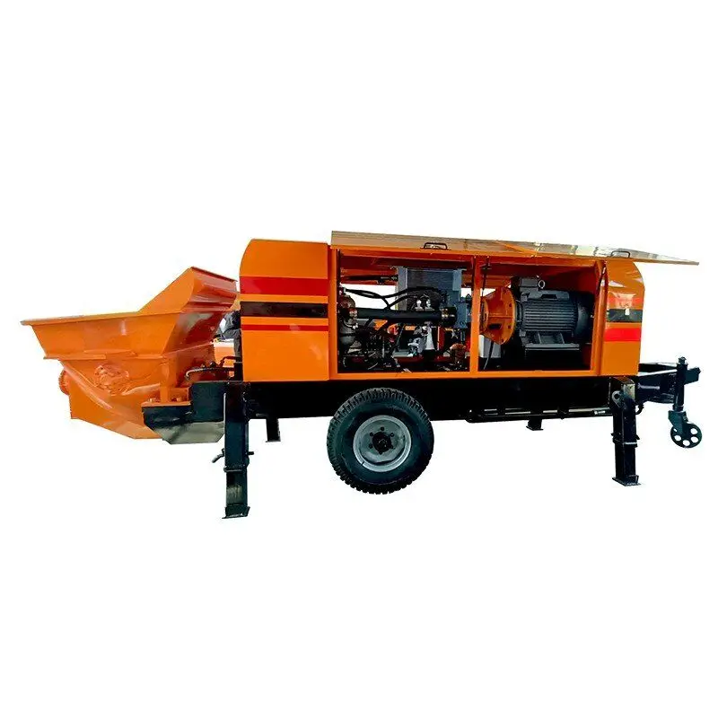 widely used in the civil construction industry concrete pumps with high conveying capacity