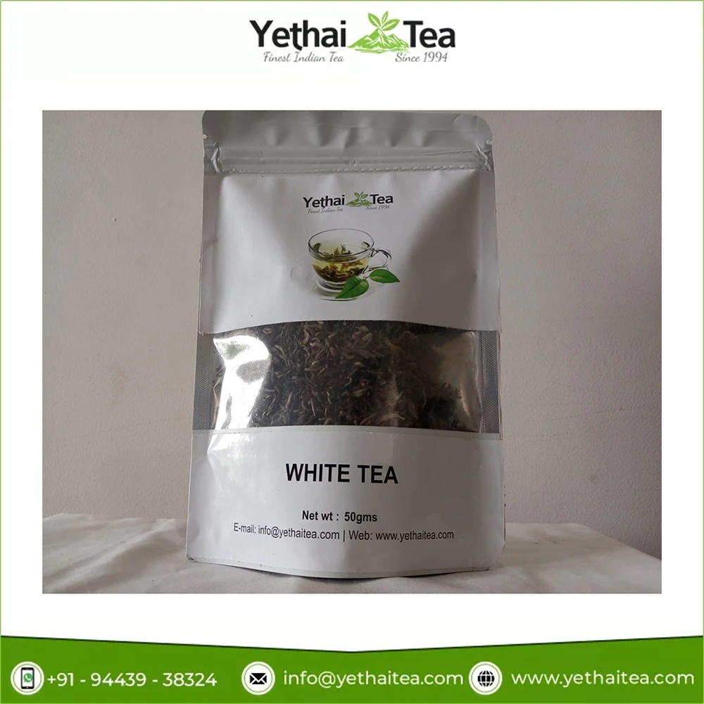 New Factory Sale 100% Fresh White Loose Leaf Tea From Indian Supplier