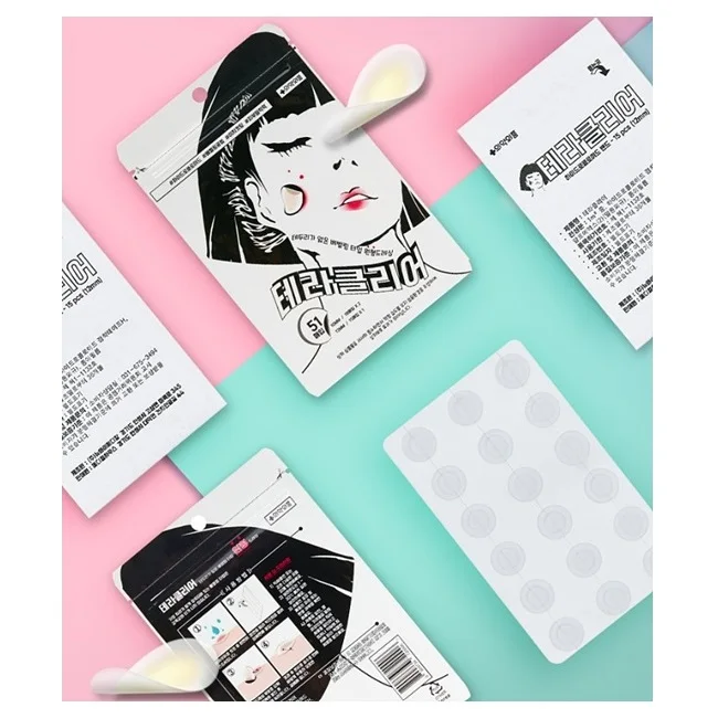 Korean Cosmetics Hydrocolloid Adhesive Acne Patch Circle Face Bandage Wound Skin Care Pimple Scarring Korea Beauty Pivate Label