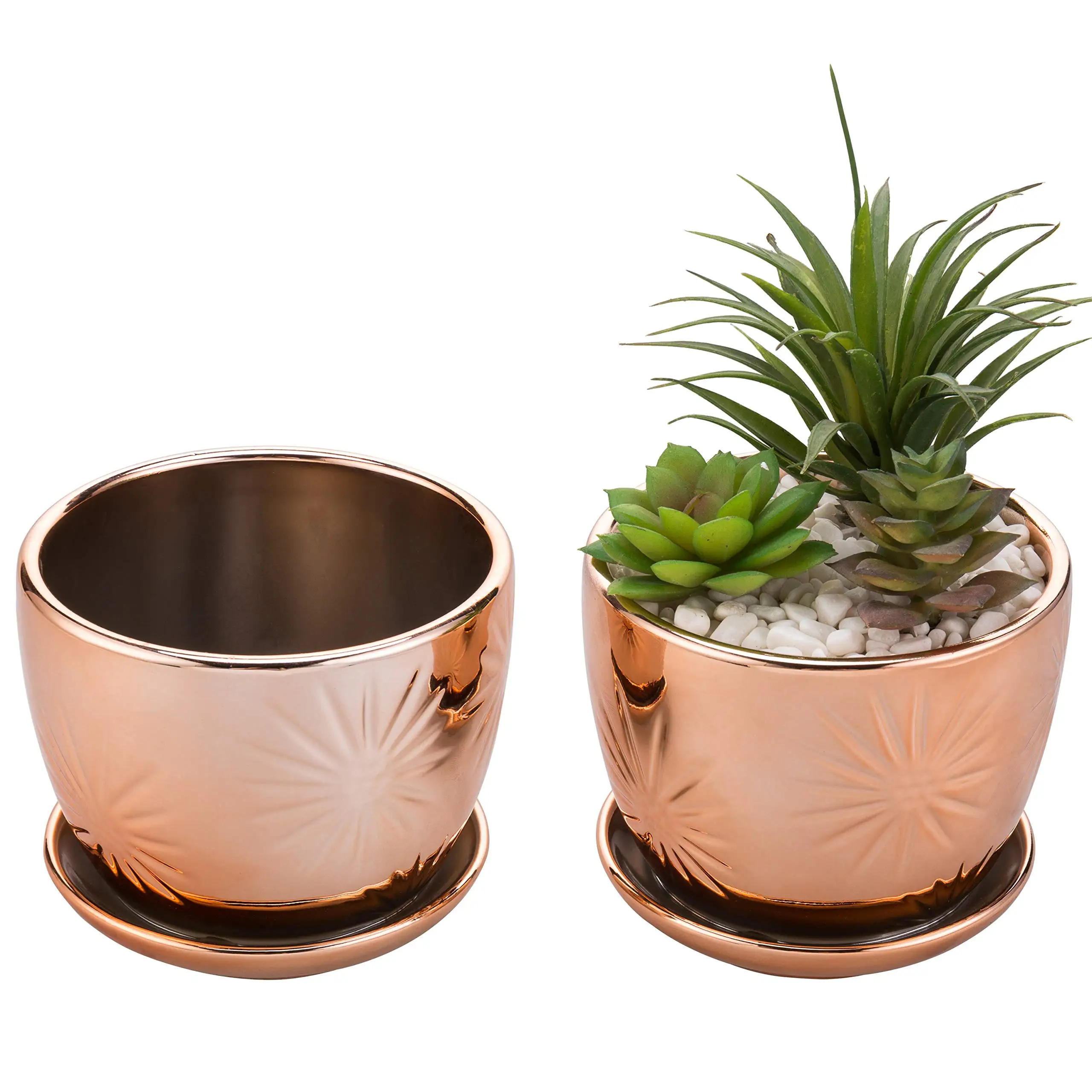 Luxury Style Customized Finishing Metal Large Flower Pot Unique Design Metal Garden Planter Pot At Inexpensive Price