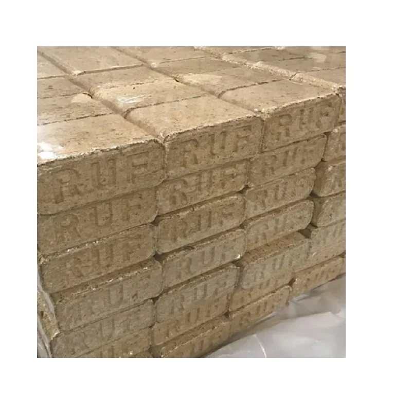 Wholesale Premium Quality 10kg Packaging Certified Heat Fuel Pini Kay/RUF Wood Briquettes Made from Wood Sawdust