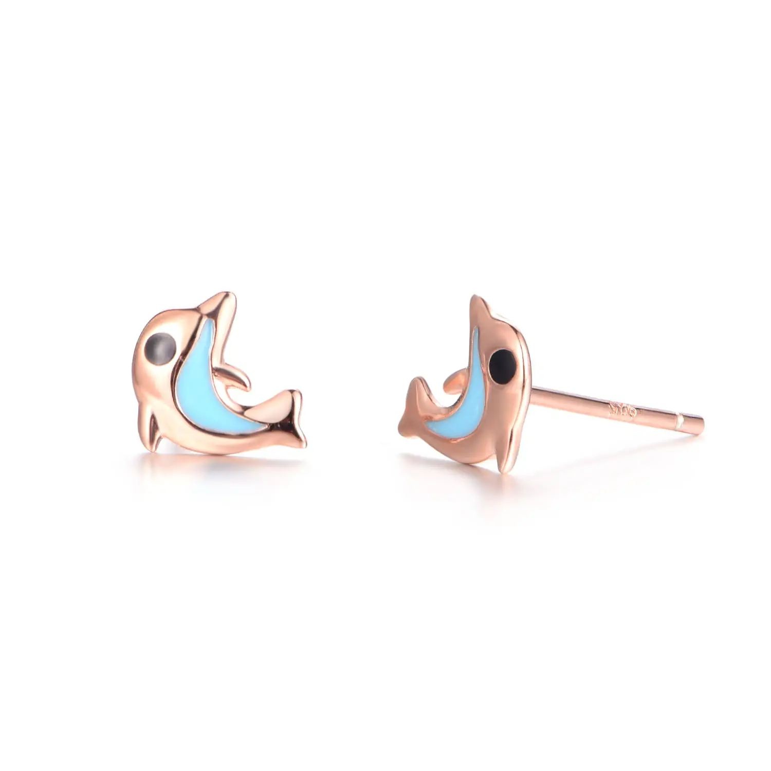 Gold Plated Dolphin Kids Jewelry Set Girls Children 925 Sterling Silver Wholesale Kids Jewelry for Kids