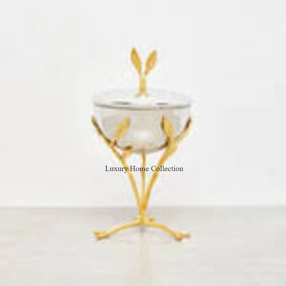 Most Demanded Attractive White Powder Coated Round Burner & Gold Plated Stylish Designer Stand Incense Bakhoor Burner & Holder