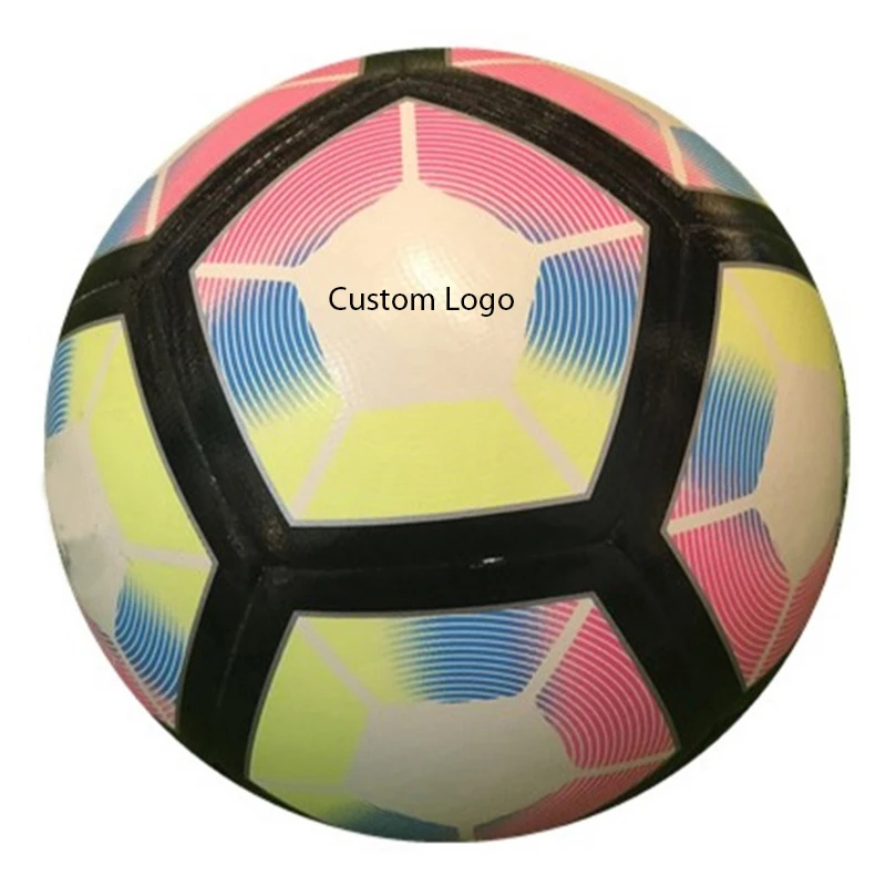 Professional Sports Team Playing Custom Logo Soccer Ball Machine Stitched High Quality Football Soccer Ball