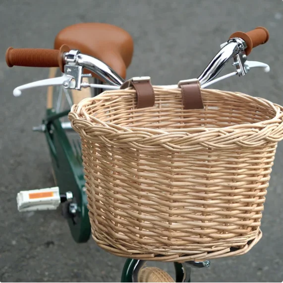 BESTSELLER Handmade Bicycle Rattan Basket Bicycle Basket Front