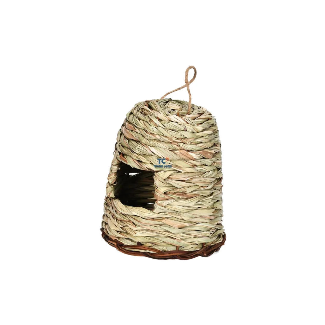 Wholesale Resting Place for Birds, Hanging Natural Grass Bird Nest, Hummingbird House Handcrafted Hut