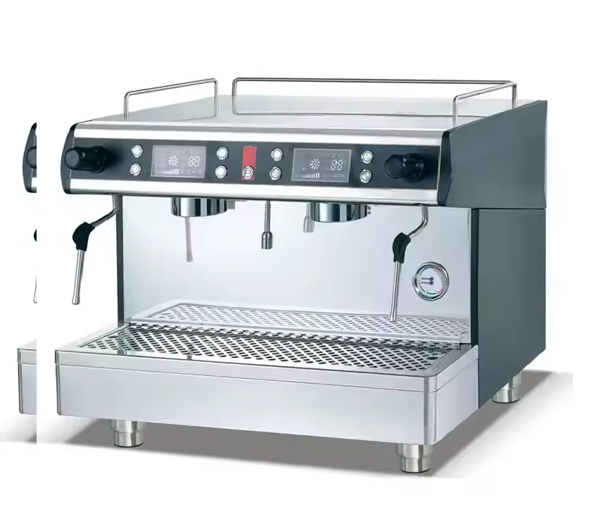 Profesional Kaffeemaschine Italian Coffee Maker Two Group Semi Automatic machine for sales