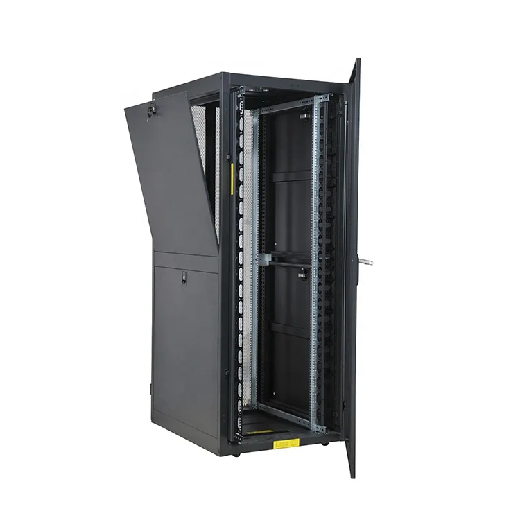 Huamai data cabinet use unshielded network cable 42u server rack price for 27-30U independent install PDU and UPS