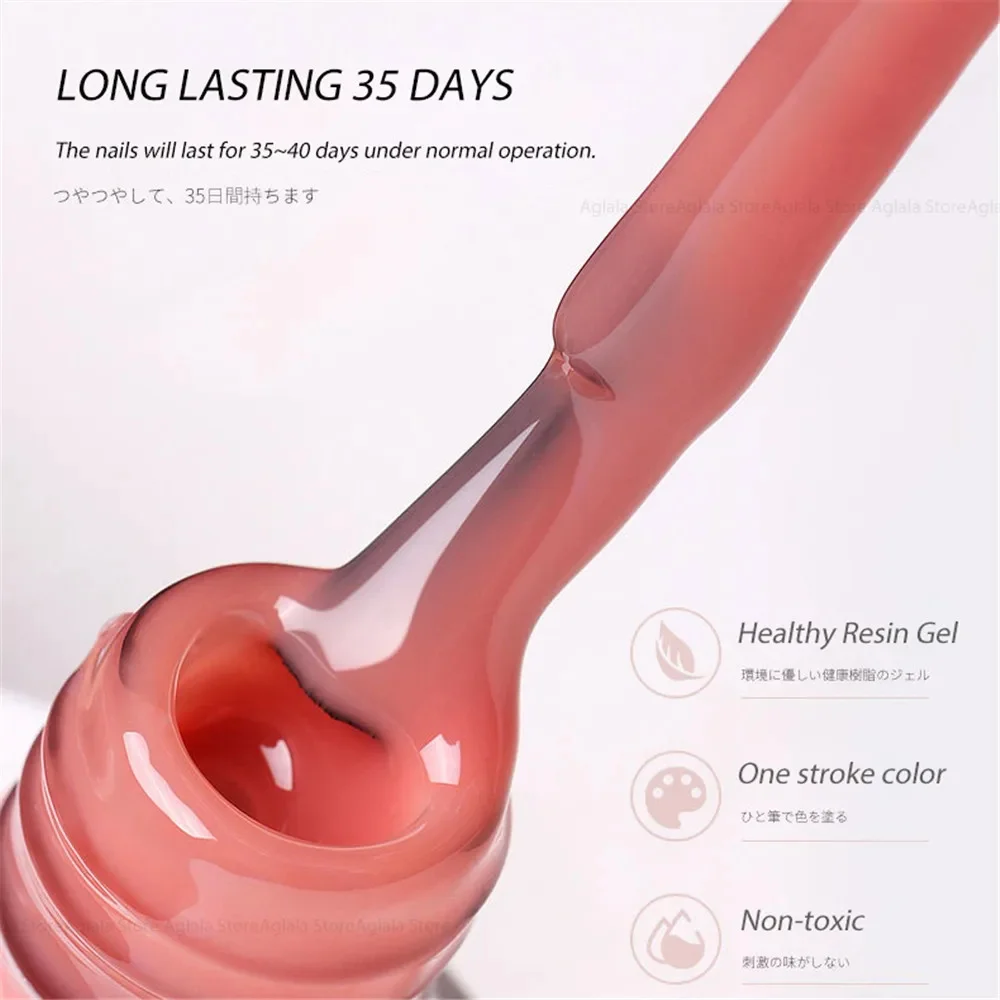 28 Color Ice Transparent Jelly Gel Nail Polish Soak Off UV LED Semi Permanent Phototherapy Varnish Nail Polish Ice Through