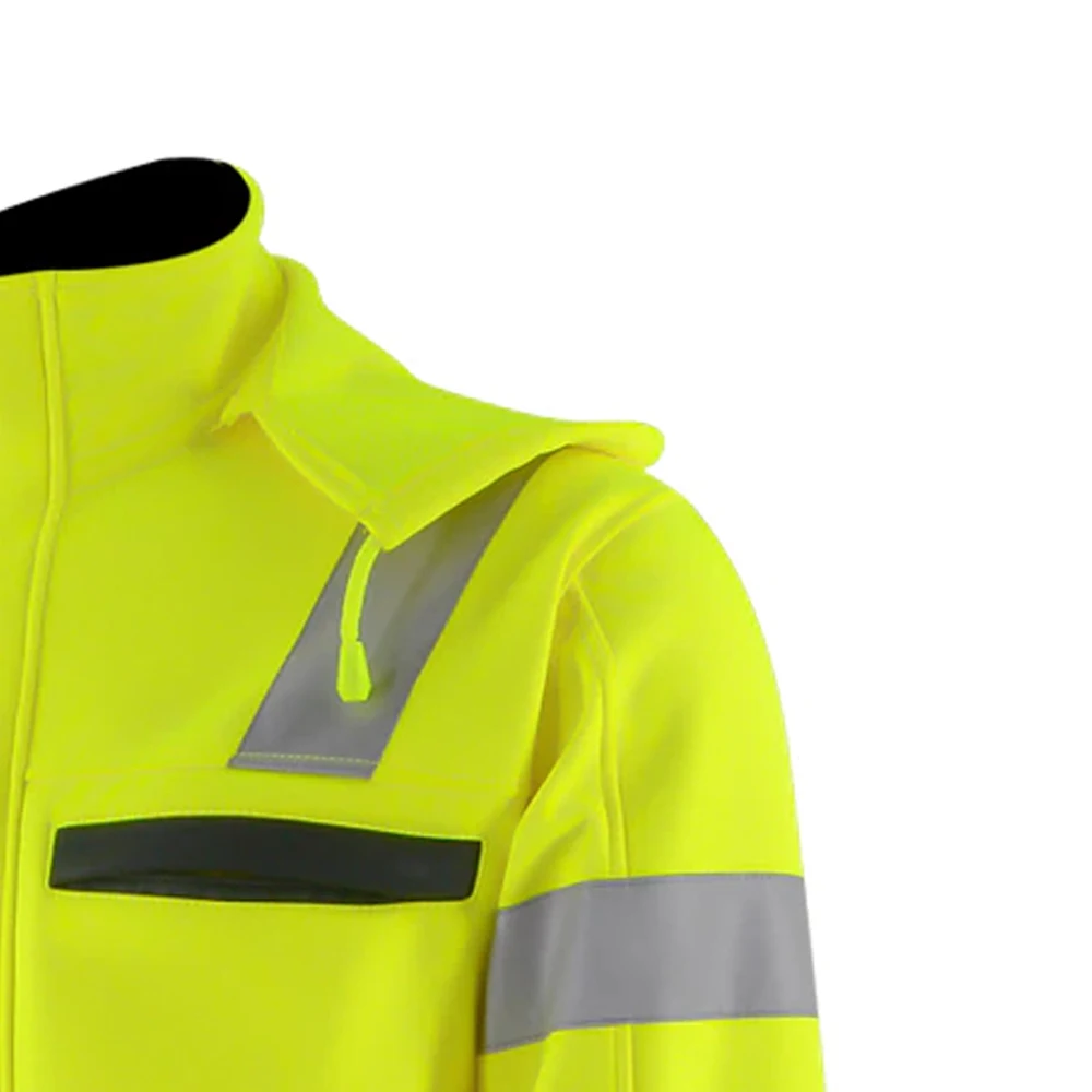Hi Vis Reflective Safety Work Wear Jacket Winter Safety Jacket Custom logo Printing 3m Reflective Construction Safety Jackets