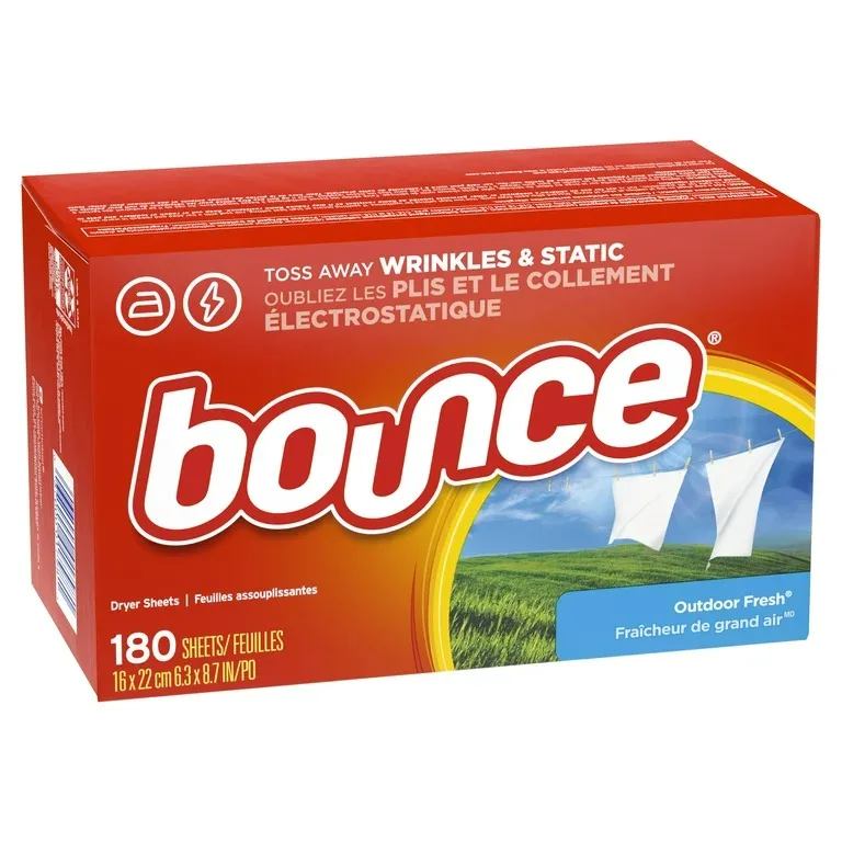 Bounce freze спортивная защита от запаха, листы сушилки 240 ct