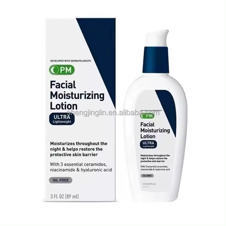 Moisturizing Facial Lotion AM PM Day Night Lotion With SPF30 Repair Sensitive Skin Nicotinamide Ceramide Cream 89ml