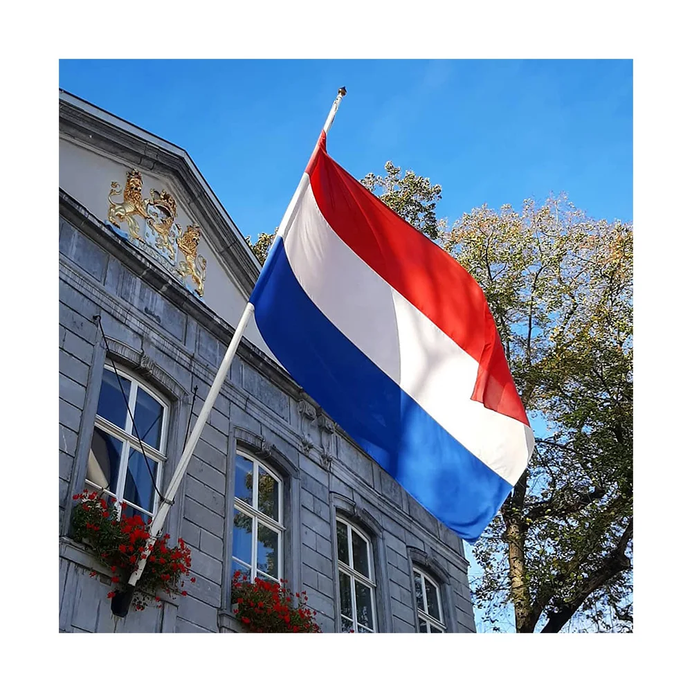 Euro 2024 Hot selling Football Cheering Products 100% Durable Polyester customize 3x5 ft Flag Netherlands Flag Of Netherlands