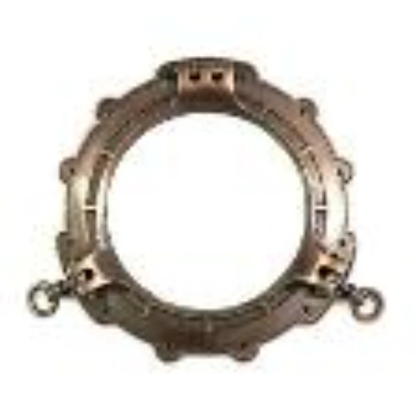 Brass Gold Handcrafted Porthole Mirror With Logo Pattern Great Quality House Decoration For New Year Christmas Vanity Mirror