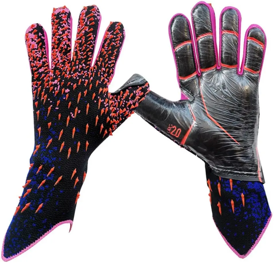 Wholesale Factory Price Adult Youth Goalkeeper Gloves Professional Soccer Football Gloves with Super Grip Latex