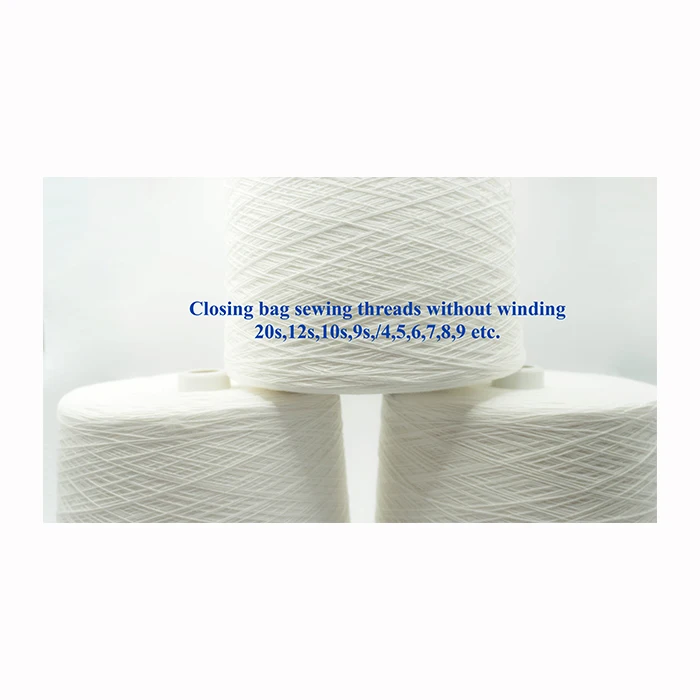 Bag Closing Thread 100% Spun Polyester Sack Sewing Bags for Fertilizers, Rice, Sugar, Feed Meal, Grains, Cereal, Flour