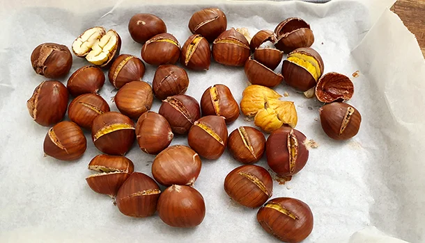 Selling chestnuts unpeeled/ peeled chestnuts