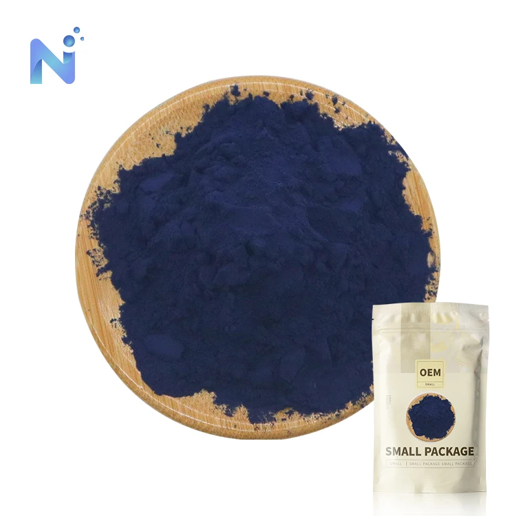 Novenzyme Supply Food Grade Wholesale Private Label Blue Spirulina Extract E40 Phycocyanin Powder