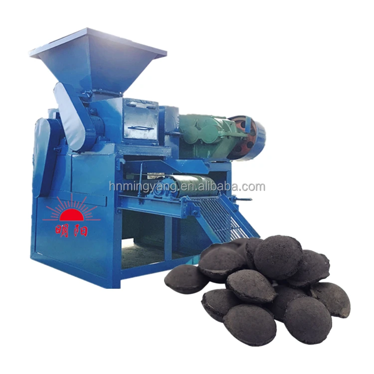 Compressed Coal Briquette Machine Coal Maker Molding Machine Charcoal Briquette Making Machines For BBQ Production Line