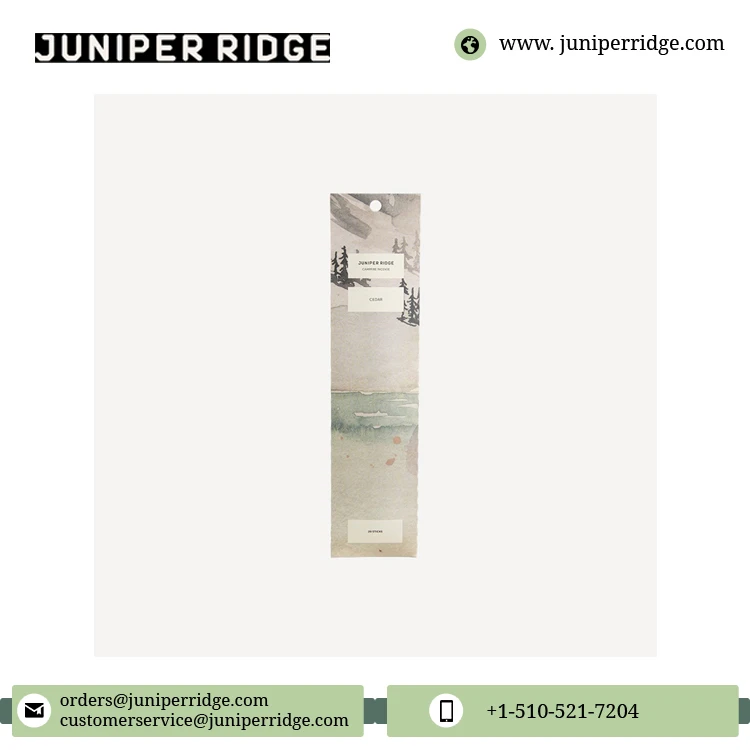 2022 Latest Bulk Selling Indoor Aromatic Use 20 Stick Pack Natural Blend Cedar Campfire Incense Stick at Good Price