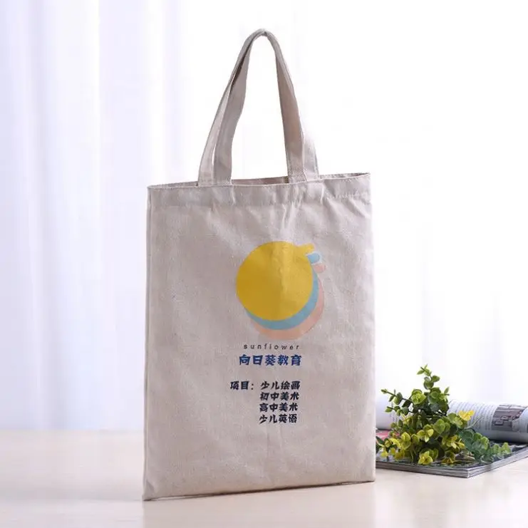 Eco Cotton Canvas Handbag Souvenir Tote Bag For Wholesale