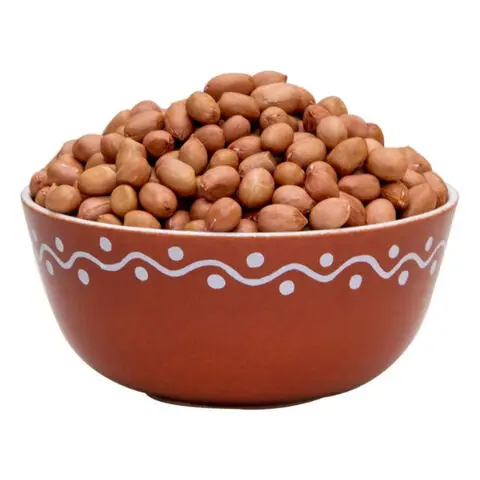 Organic Red Java Peanuts Blanched Raw Peanut Kernels Bold Food Grade Peanuts in Shell