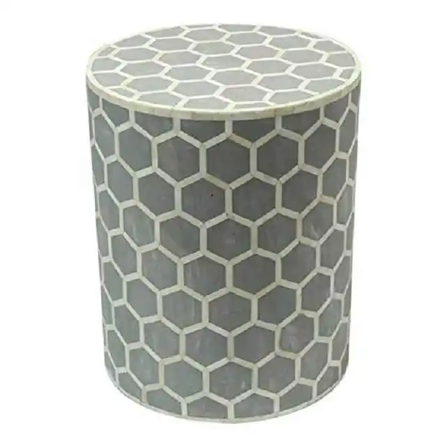 Trendy Stool Vintage Home larger image Add to Compare  Share High quality bone inlay stool new color and design black and white