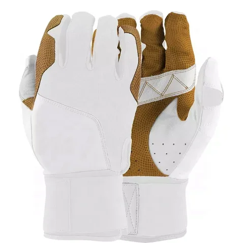 Baseball batting mitts White Soft Leather Gloves Master Black Best Wholesale Products In High Quality At Best Price