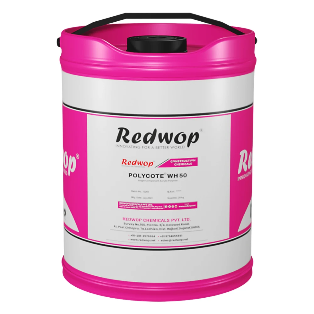 Top Quality Waterproof Membrane Single Component Acrylic Polymer POLYCOTE WH 50 Effective Waterproof