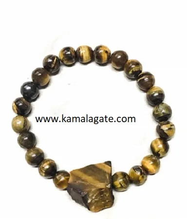 Adjustable Trendy Natural Black Tourmaline Tube Bracelet with Cotton String Fashionable Bangles & Bracelets