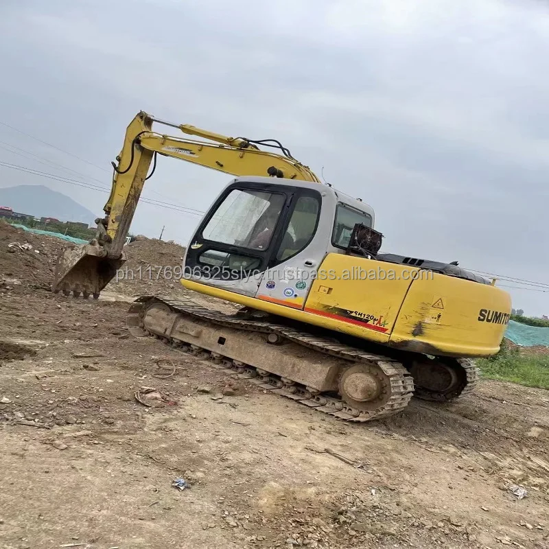 Низкая цена sumitomo SH120 подержанный экскаватор в хорошем состоянии/подержанный SH135 SH160