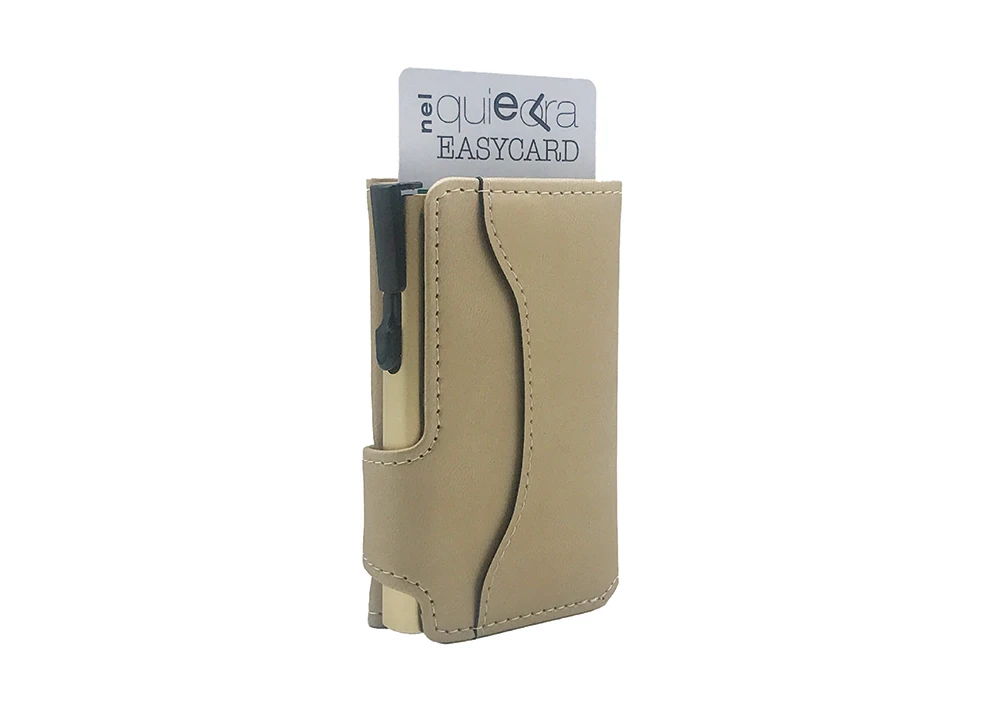 wallet and card holder in eco-leather with clip to have your cards always at hand for wallet fashion style