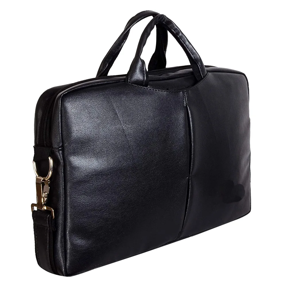 14 Inch Laptop Protective Bag Original Portable Multi-pocket with Anti-Theft Features Simple Black Leather Price on Stock