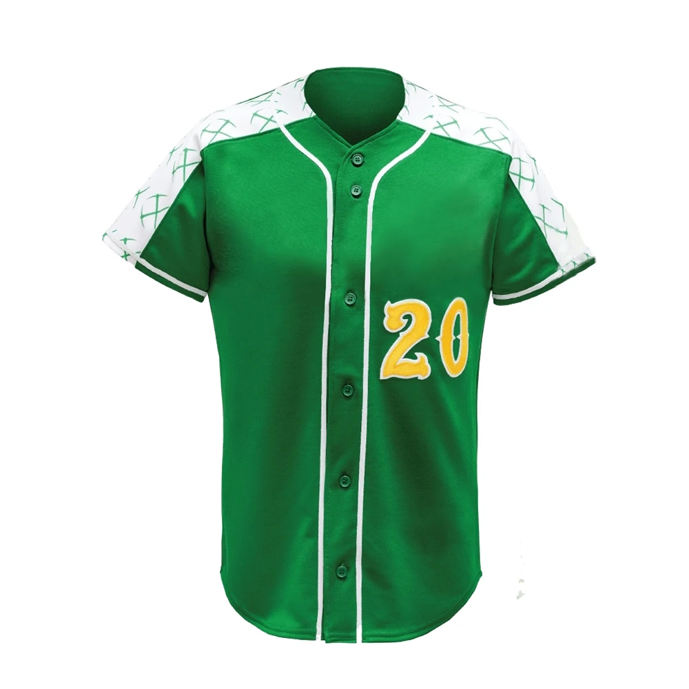 Custom Made Design & Logo Sublimation Digital Print Stitched Baseball Softball Jersey Uniform Team Jersey For Club Team