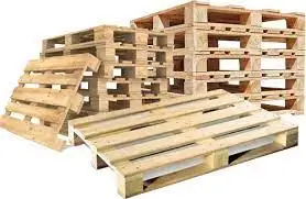 Wholesale Cheap 4 Way Entry Single Face Wood Pallets Euro Plastic Pallets with Aluminium for Storage EPAL Wood Pallets