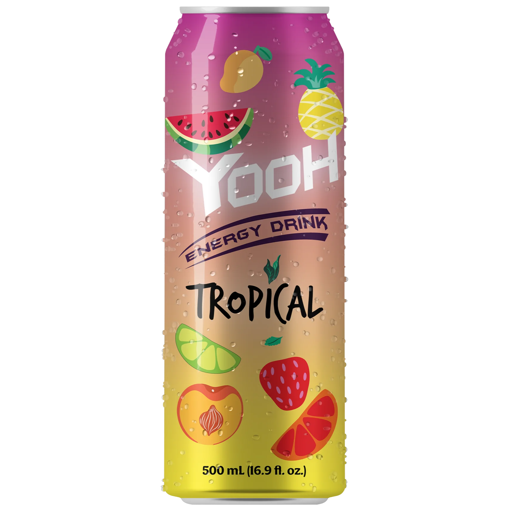 Miamy Vice Version Tropical Fruit Carbonated Energy Drinks Canned 250ml 330ml for wholesale export