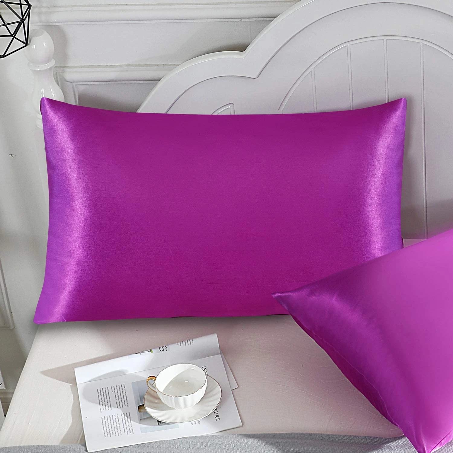 Super Soft and Luxury Pillow Cases Covers- Rose Gold Double sided pillowcase silk pillow silk case from Pakistan wholesale