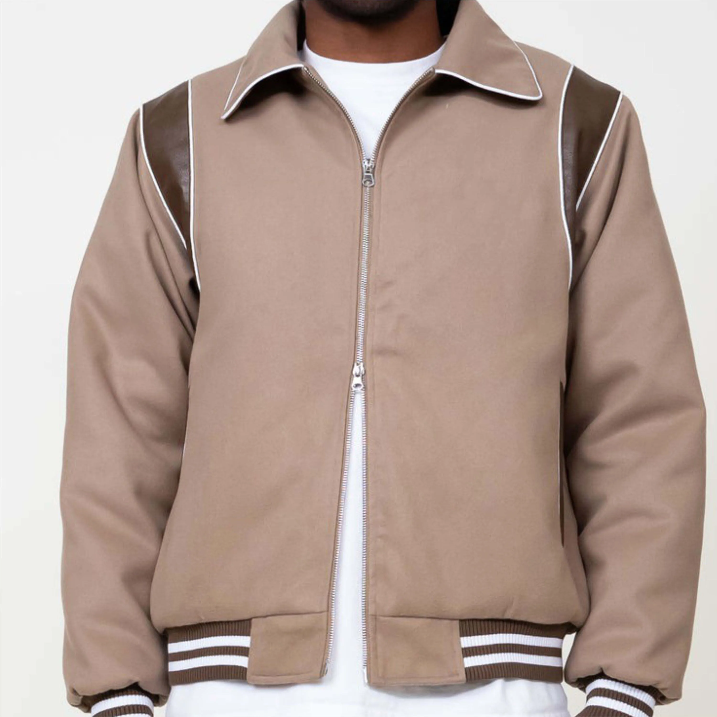 Hot Sale Custom Logo Print Solid Casual Oversized Streetwear Riding Coats Denim Jean Heat Print Jackets Cheap Price