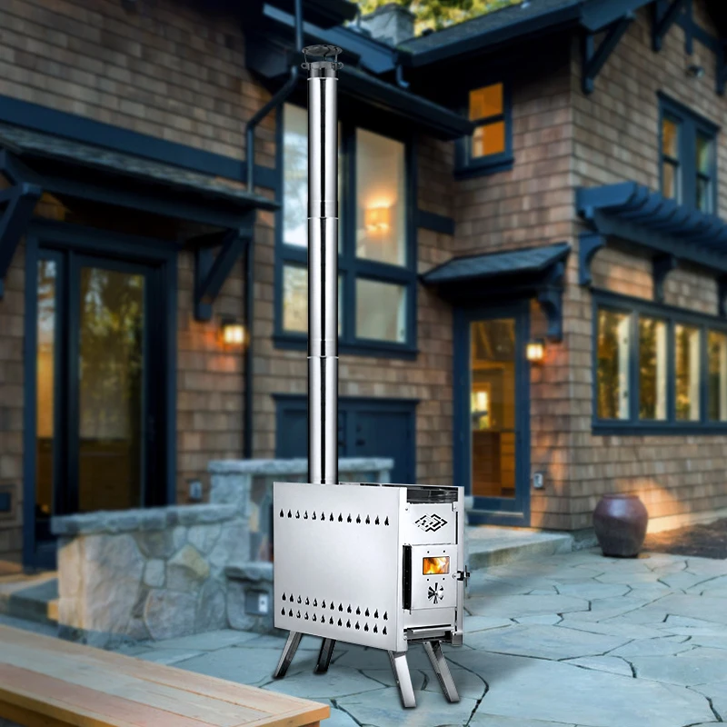 Diooist Indoor Wholesale Sauna Wood Burning Stove Solid Fuel Stove  Wood Oven For Outdoor Camping Tent