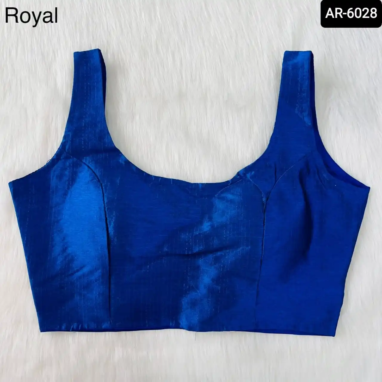 New Indian Designer Style Bollywood Plain Blouse with Heavy Phantom Silk with Fusing Pasting Free Size fully Stitched Blouse