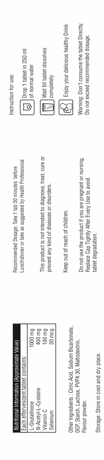 OEM manufacturer Effervescent Tablet Collagen Skin Whitening Effervescent Tablet Drink at best price for bulk Quantity