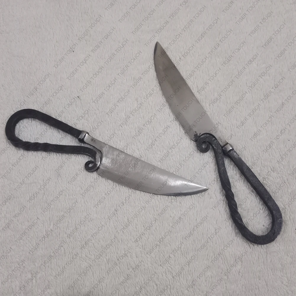 Hand Forged Medieval Eating Utensil Feasting Set Spoon Knife & Fork TT-5394