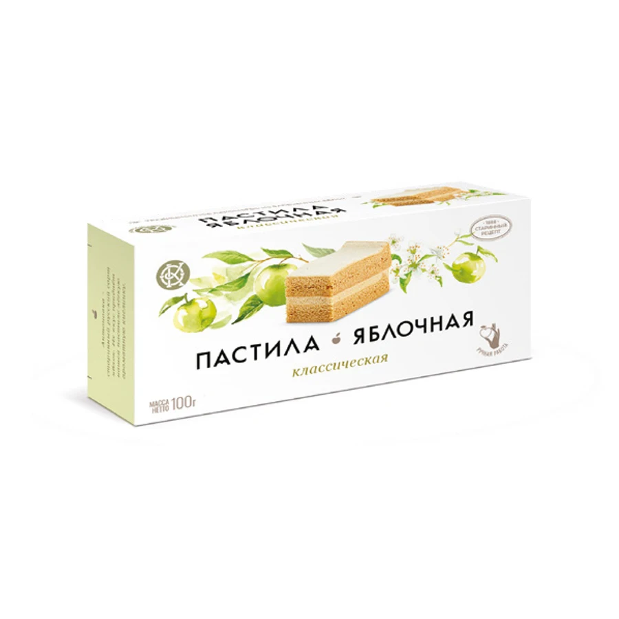 Halal Natural Ingredients Pear Flavored Confectionery 180 g Sweet Natural Apple Taste Soft Pastille For Food Halal